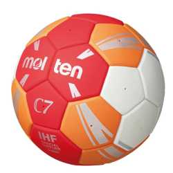 Хандбална топка Molten H2C3500, Бяла с червено, Размер 2